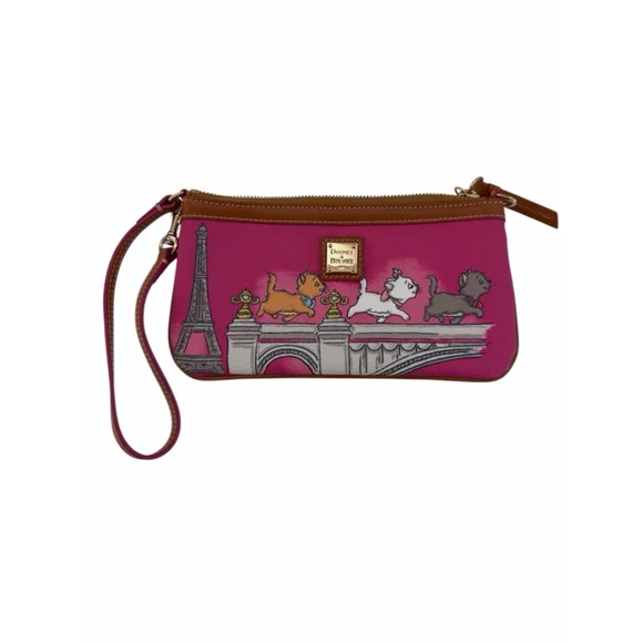 The Aristocats Wristlet Disney x Dooney & Bourke Rare - Picture 2 of 6